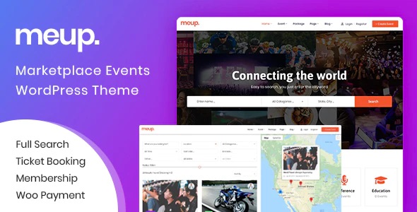 meup events wordpress directory theme