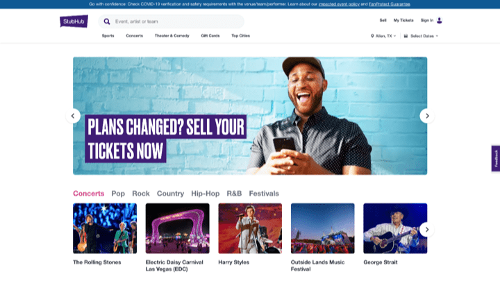 Buy & Sell Tickets For Sports, Concerts, & Other Events